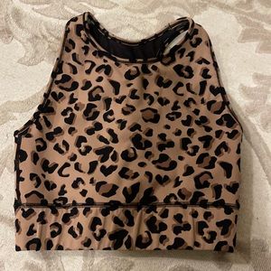 IVL animal print crop